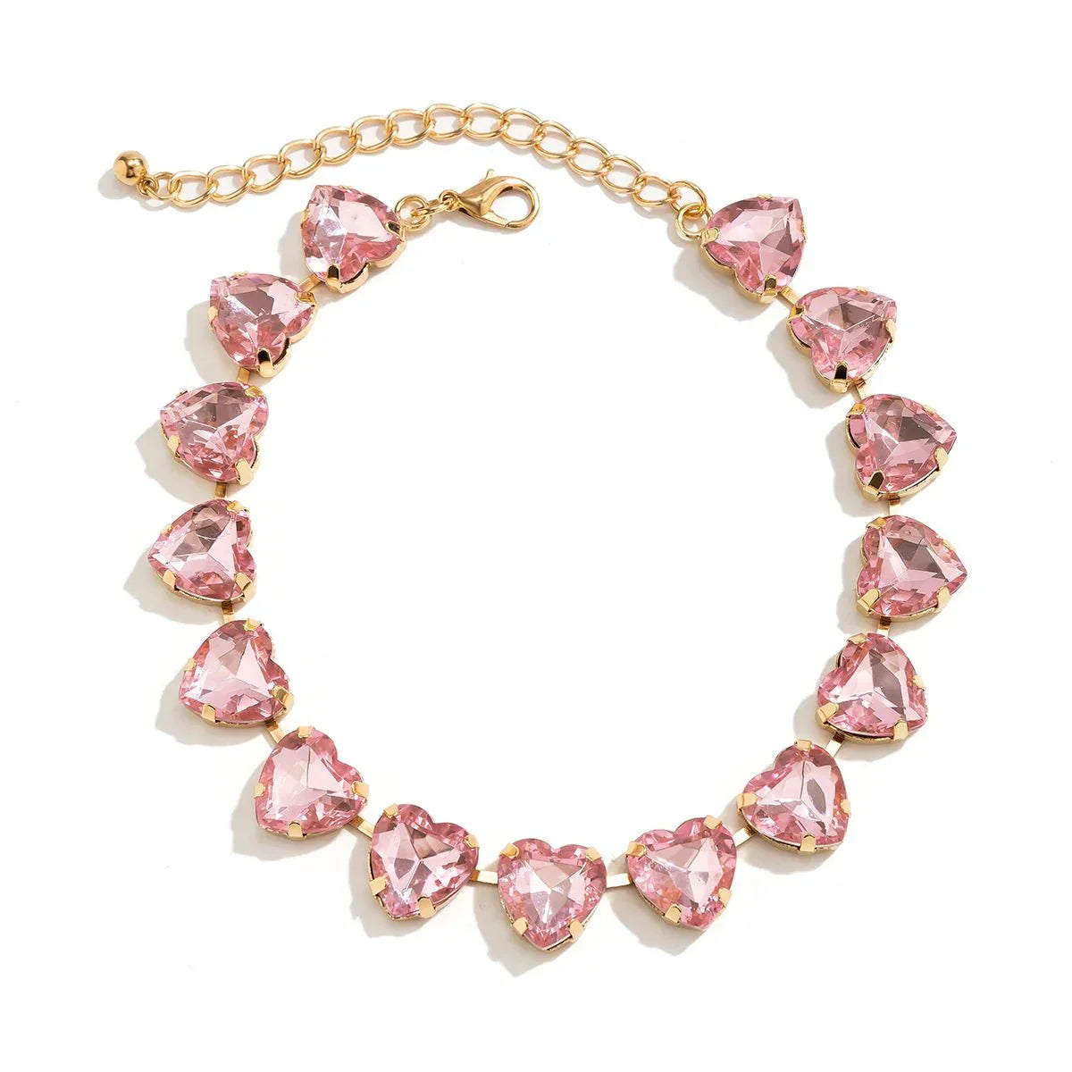 Choker Ketting Hart van Kristal