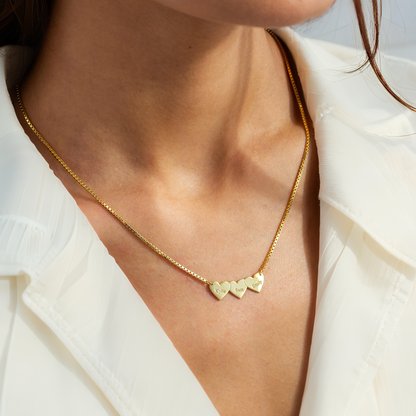 Gepersonaliseerde Eendelige Hart Naam Ketting