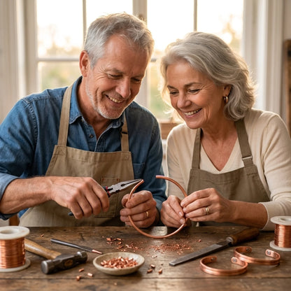 Zilveren Koperen Armband