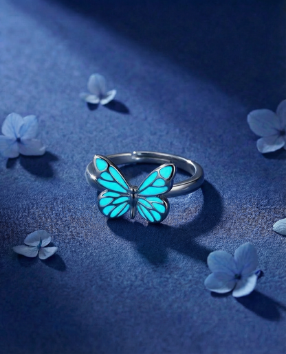 Ring Vlinder - Blauw