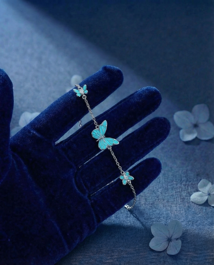 4-in-1 Set Vlinder - Blauw