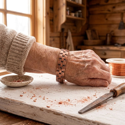 Speerpunt Heren Koper Armband