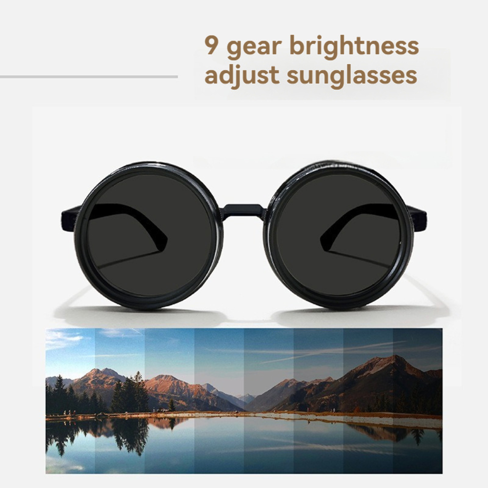FlexVision™ | Verstelbare Zwarte Zonnebril