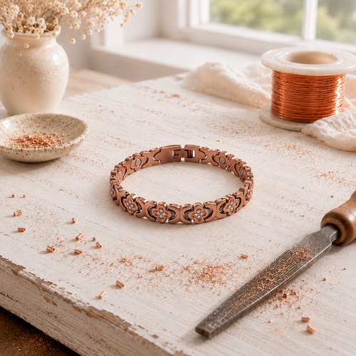 Koperen armband „Quille
