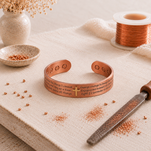 Koperen armband „Foi