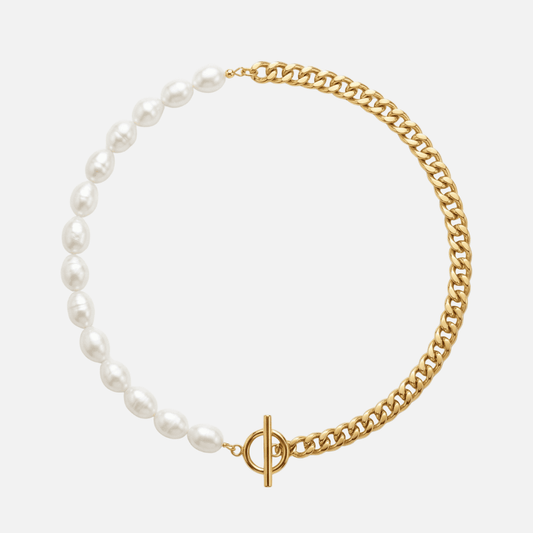 Gouden Parel Ketting