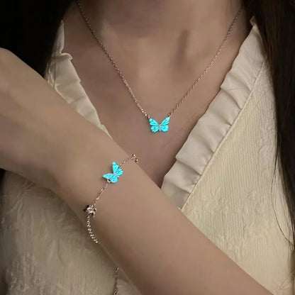 Armband Vlinder - Blauw