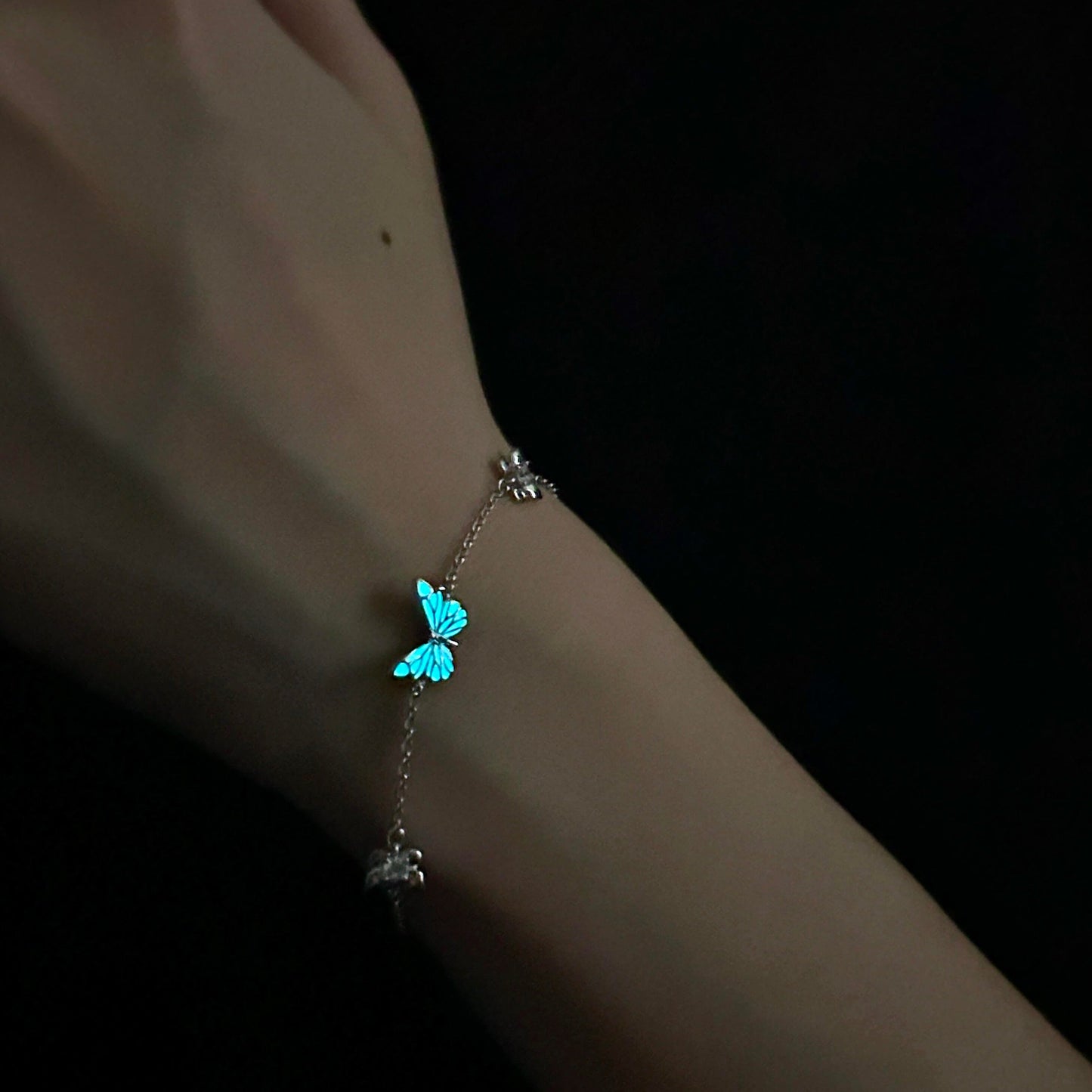 Armband Vlinder - Blauw