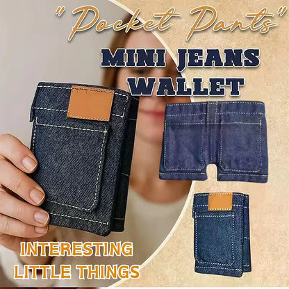 Pocket Pants - Mini Jeans Portemonnee