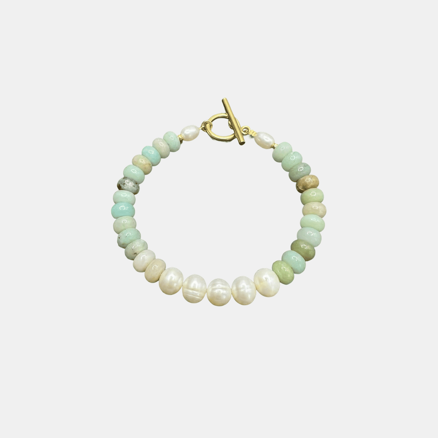 Parel Centrum Turquoise Armband
