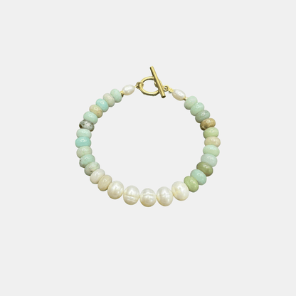 Parel Centrum Turquoise Armband