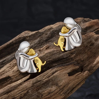 Hug Oorbellen in Zilver en Goud