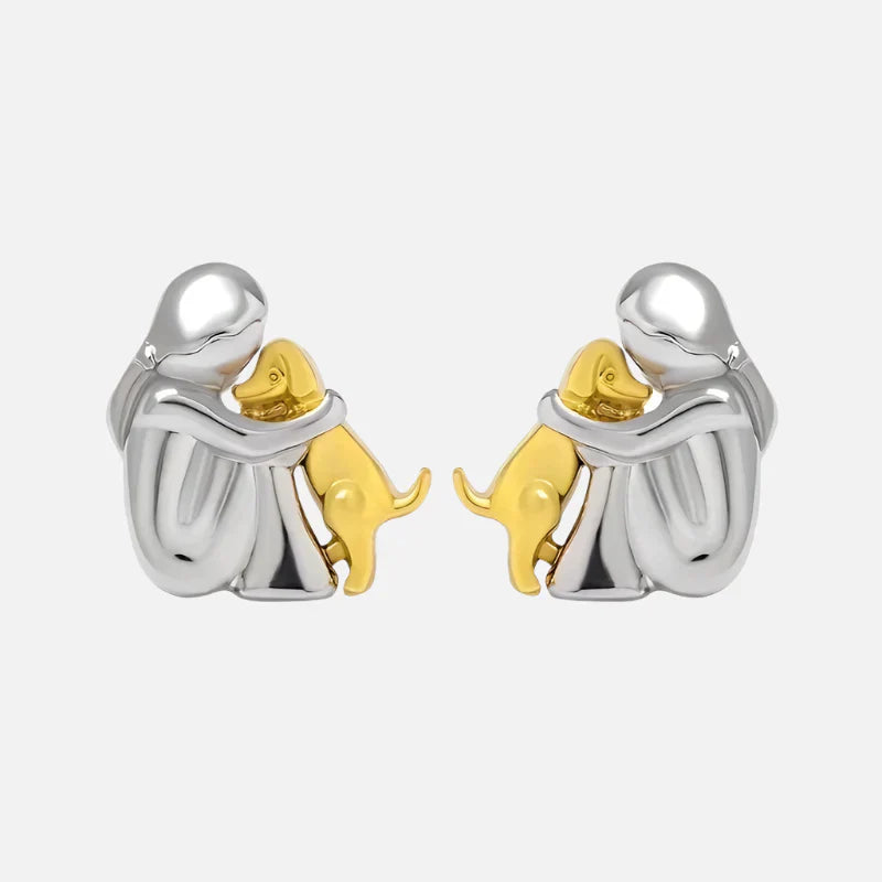 Hug Oorbellen in Zilver en Goud