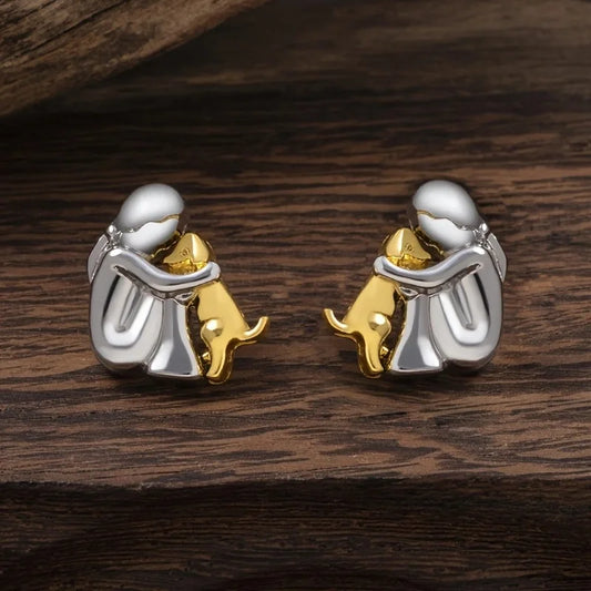 Hug Oorbellen in Zilver en Goud