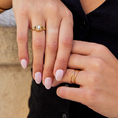 Koninklijk – Vintage Parel Ring