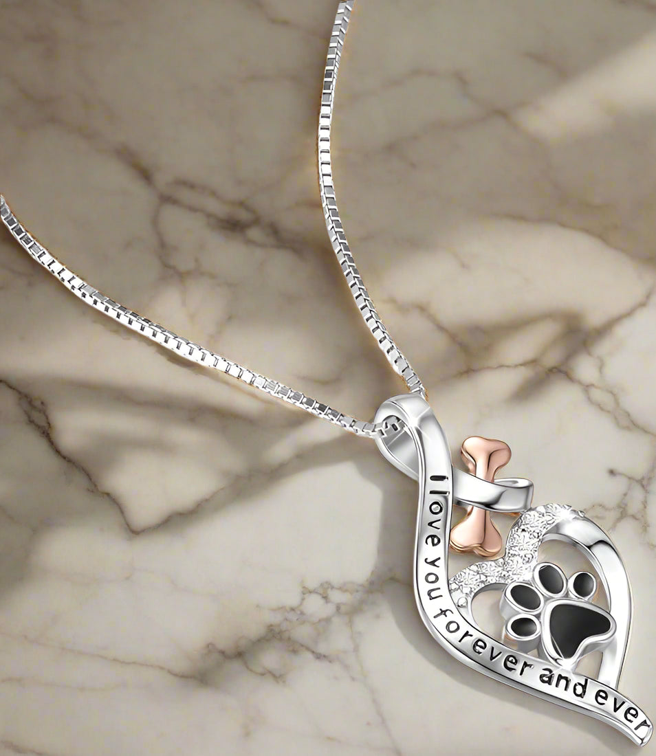 Gelukspootketting met Hart, Bot en Oneindigheidssymbool