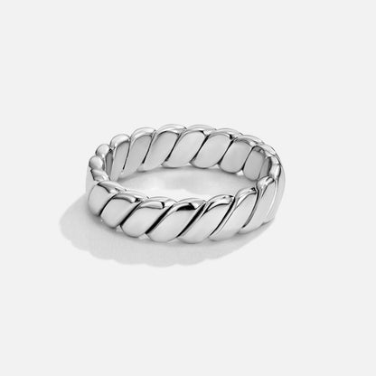 Calira – Twisted Infinity Zilveren Ring