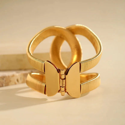 Chunky Spiraal Cuff Bracelet