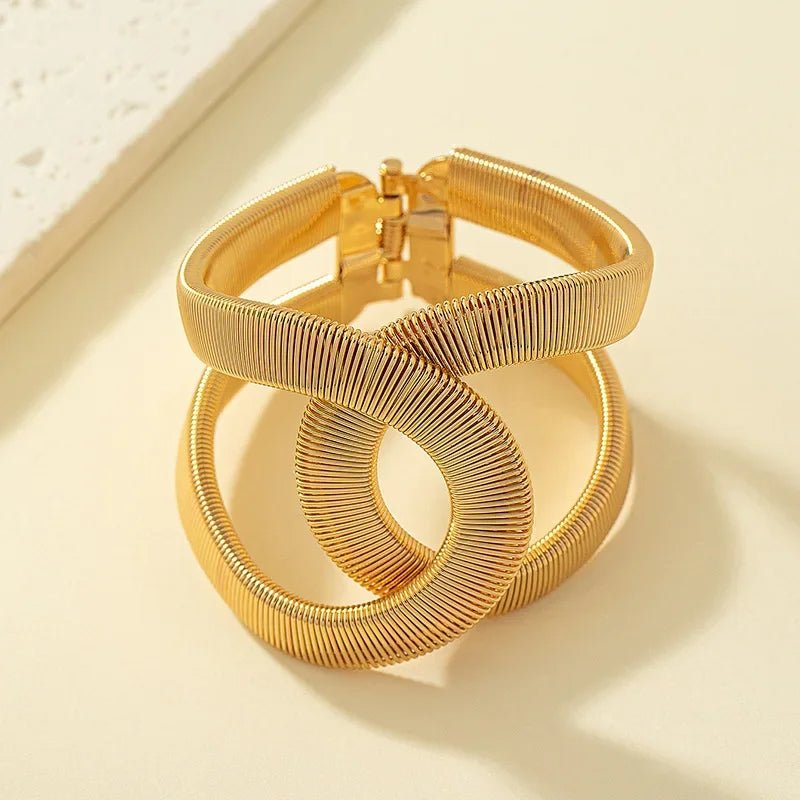 Chunky Spiraal Cuff Bracelet