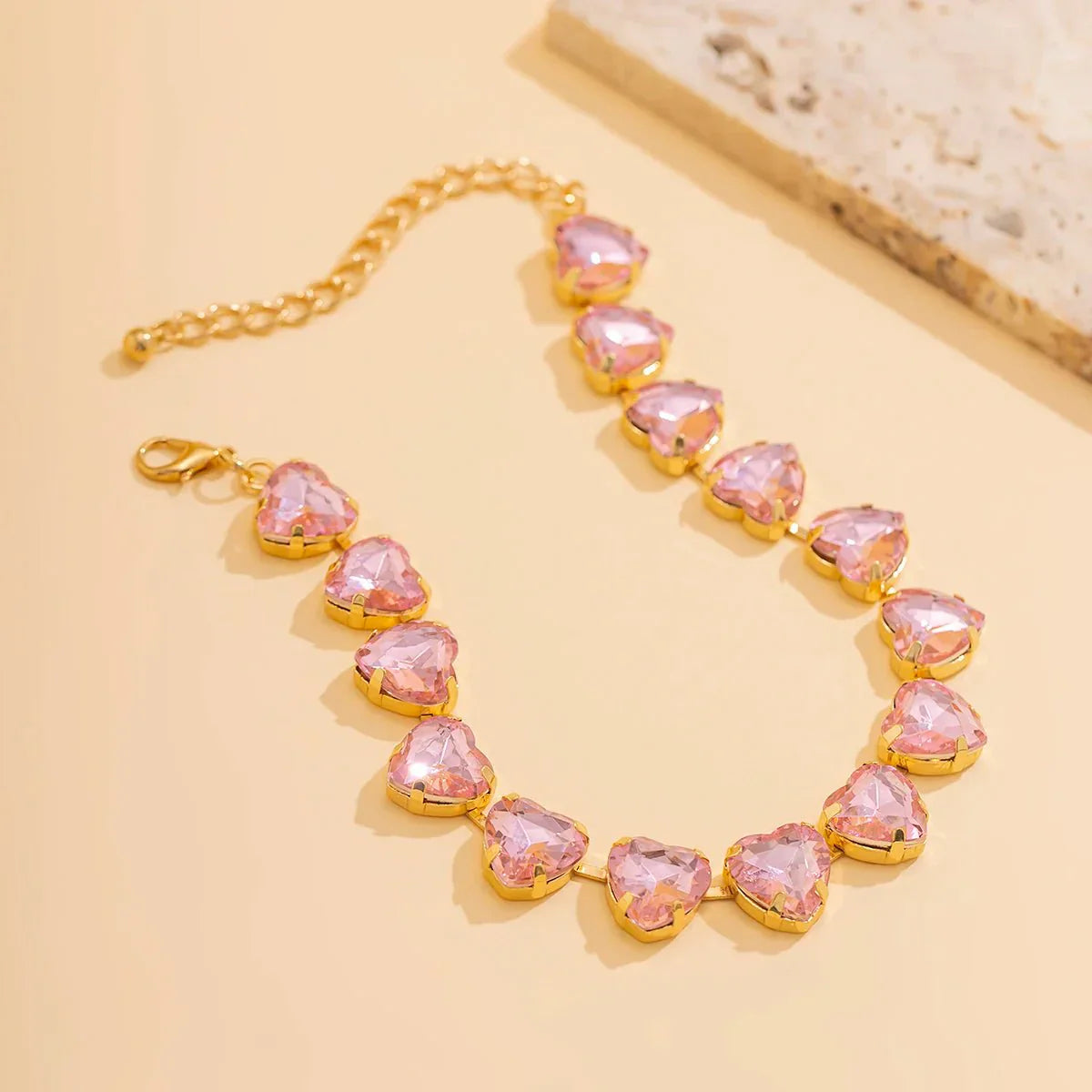 Choker Ketting Hart van Kristal