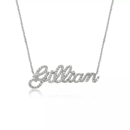 Gepersonaliseerde Diamanten Naamketting