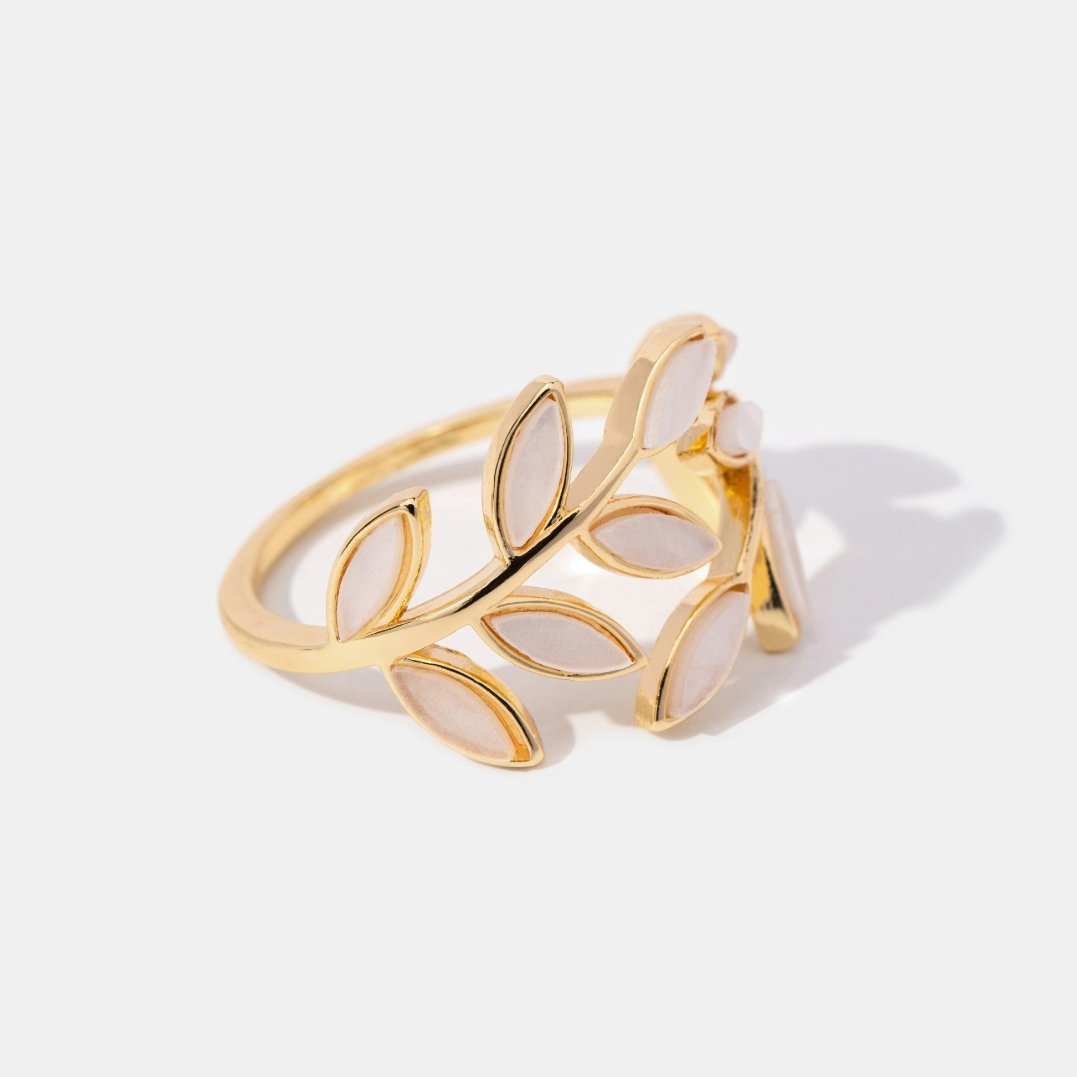 Serene – Bladgouden ring