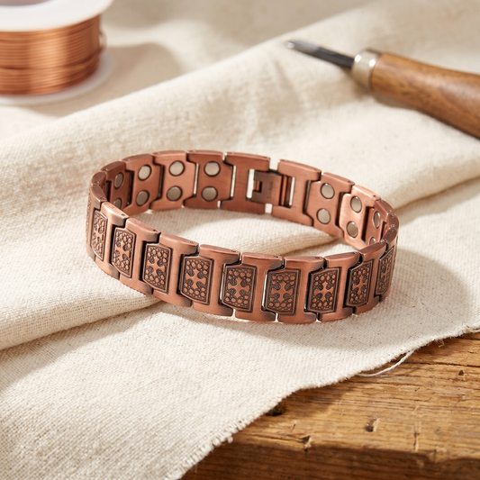 Gale koperen armband voor heren