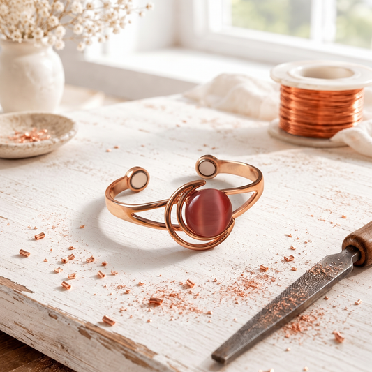 Hearth Roze Koperen Armband