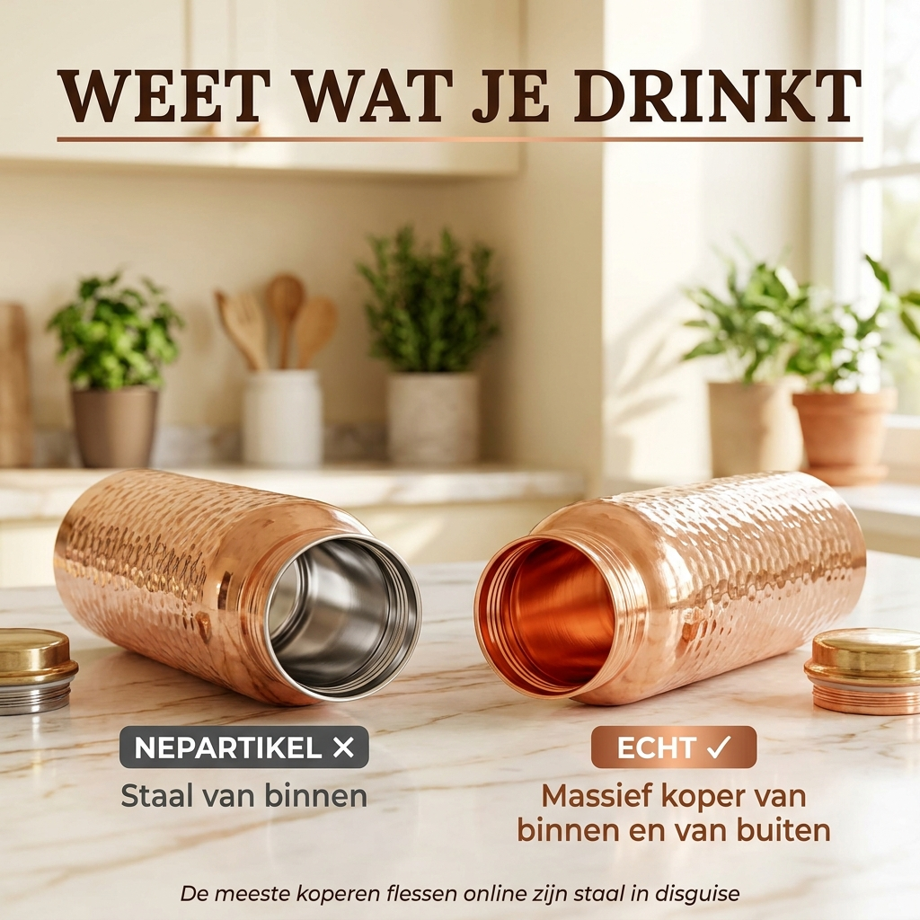 Pure Copper Water Bottle
