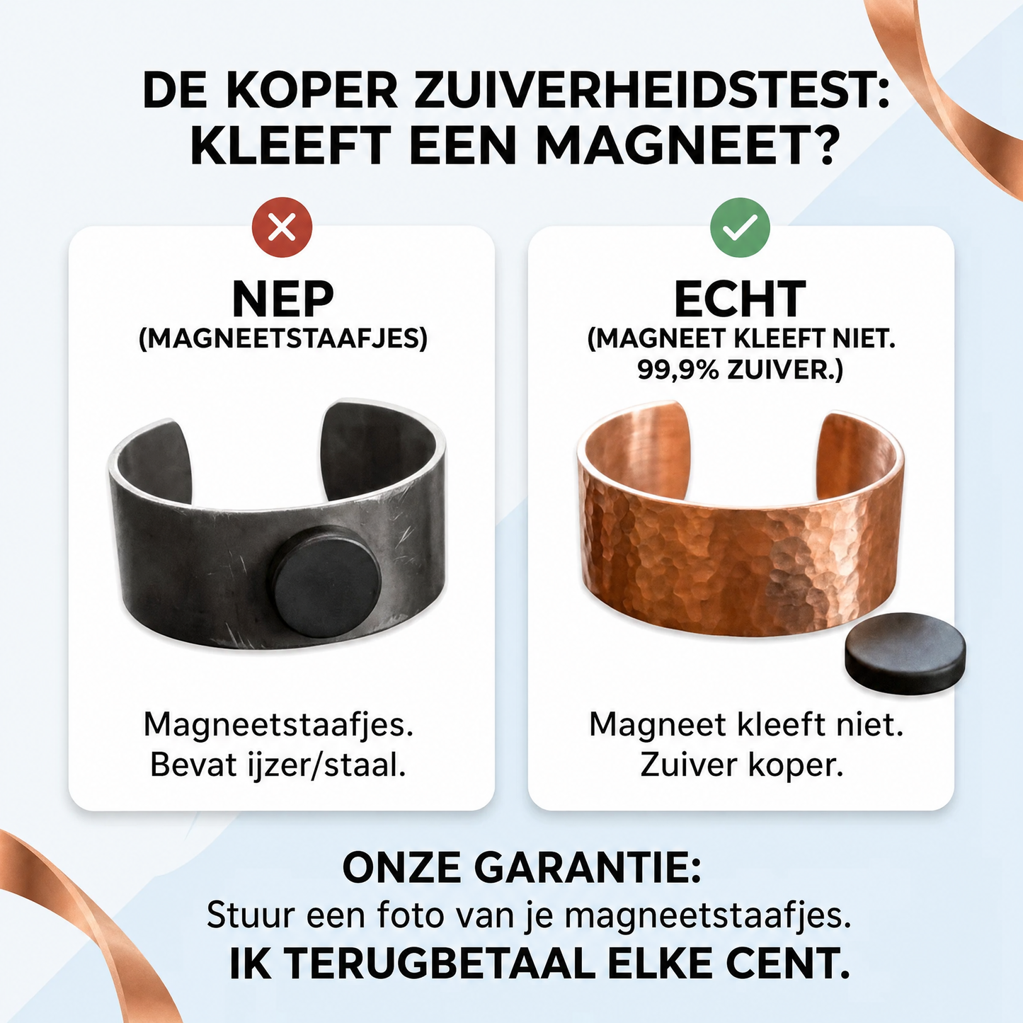 Petal Koperen Armband