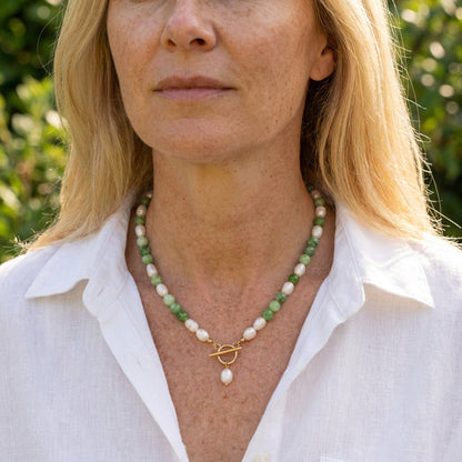 Sage Jade Parelsnoer
