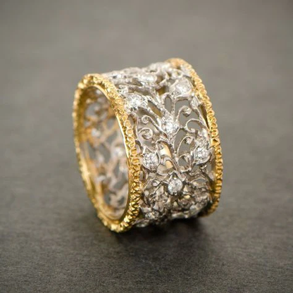 Mika – Vintage Zirkonia Klimop Ring
