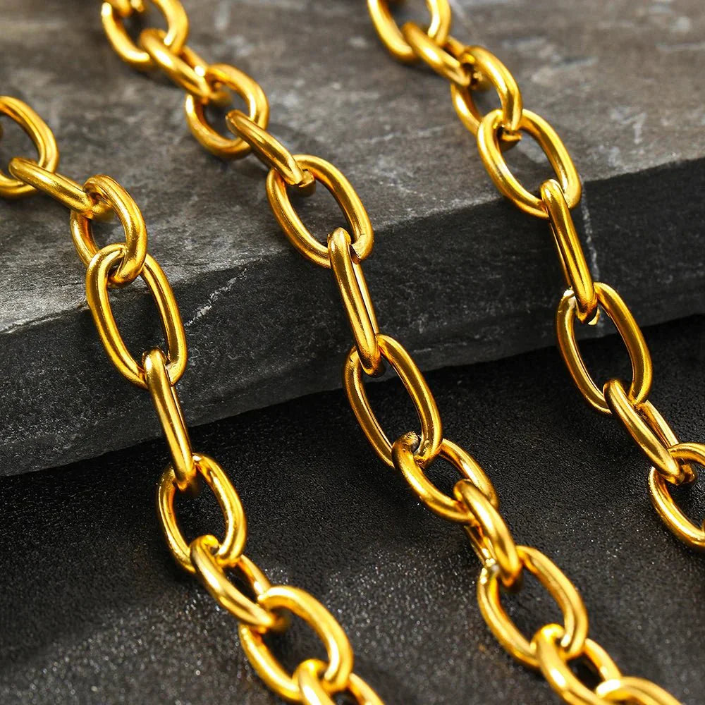 Set van Ketting en Armband met Eenvoudige Clip